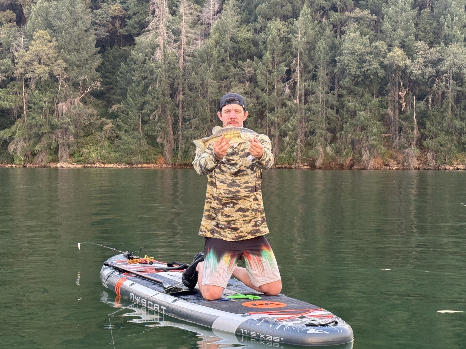 Bass from the paddleboard